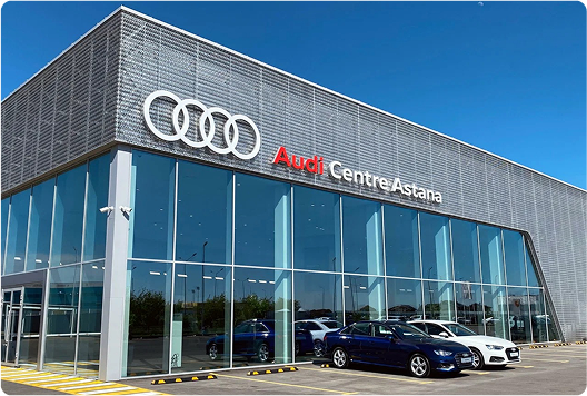 Строительство автосалона Audi